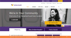 Desktop Screenshot of emblemhealth.com